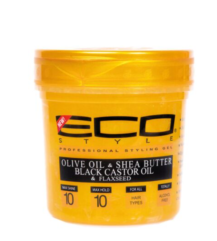 Eco Style Olive Oil & Shea Butter Black Castor Oil & Flaxseed Styling Gel