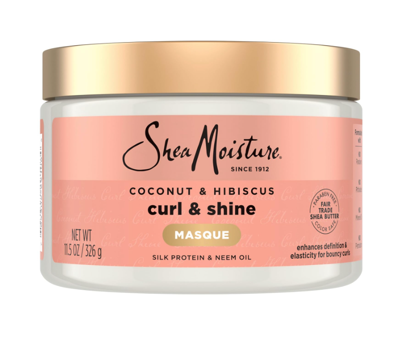 SheaMoisture Coconut & Hibiscus Curl & Shine Hair Masque – 326g