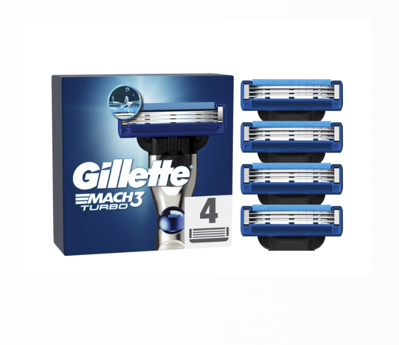 Gillette Mach3 Turbo Razor Blade Refills