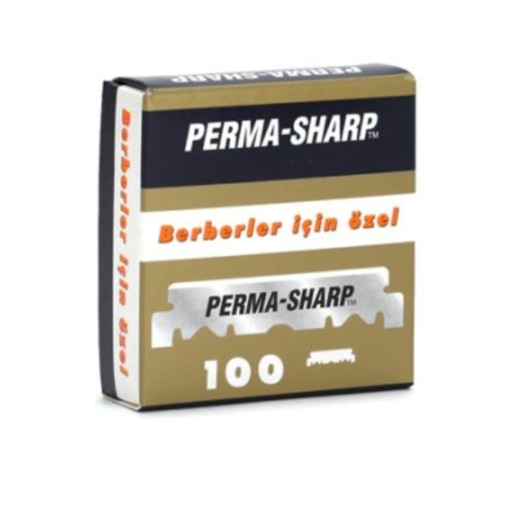 Perma-Sharp Single Edge Barber Blades 100 Blades
