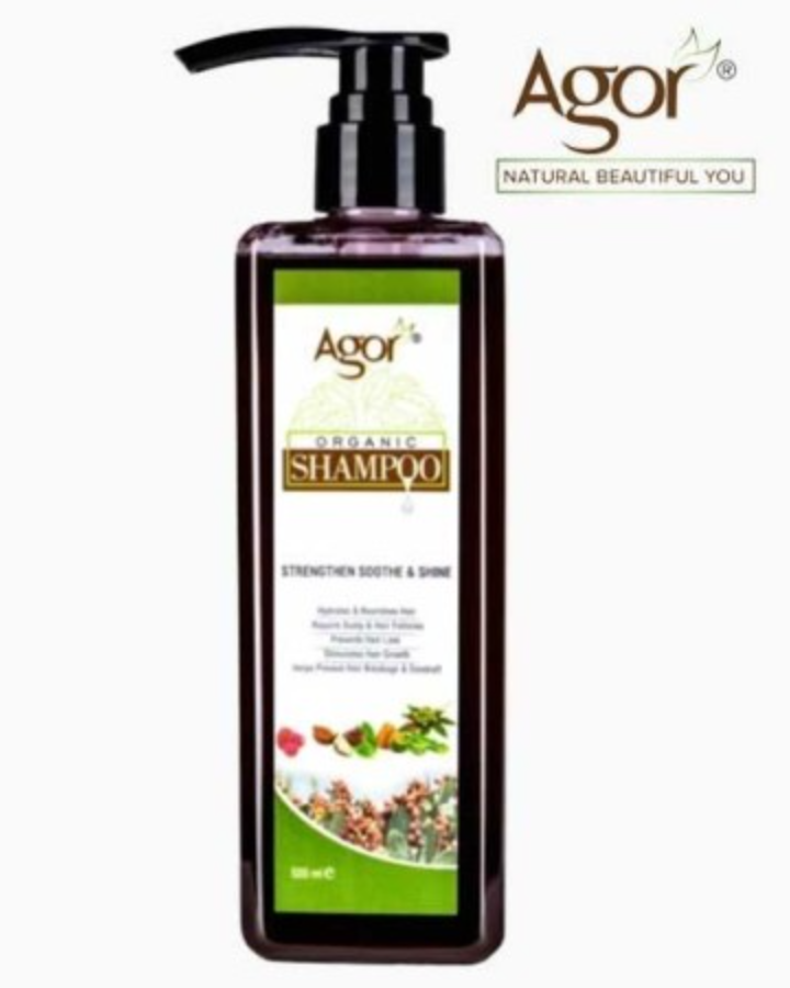Agor Organic Shampoo “Strengthen, Soothe & Shine” 500 ml