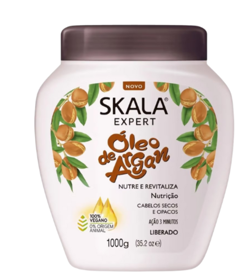 Skala Expert Argan Oil 2 in 1 Hydrating & Combing Cream Nutrition & Revitalization Co Wash 1000g