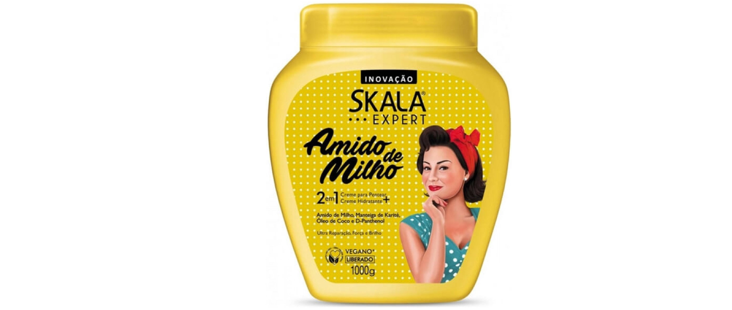 Skala Expert Corn Starch 2 in 1 Hydrating & Combing Cream Ultra Repair, Strength & Shine Co Wash 1000g