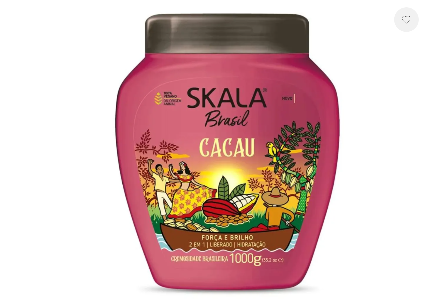 Skala Brasil Cocoa (Cacau) 2 in 1 Hydrating & Combing Cream Strength & Shine Co-Wash 1000g