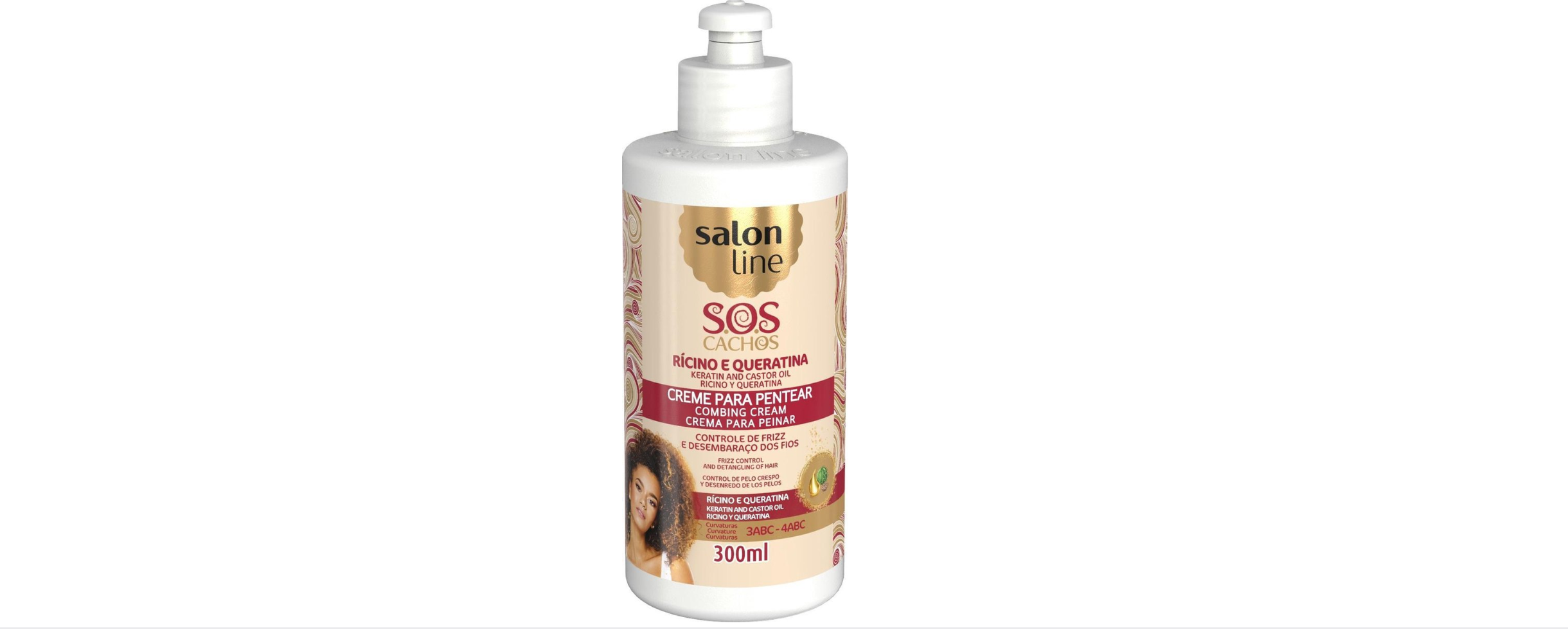 Salon Line SoS Curls Keratin & Castor Oil Combing Cream 300ml