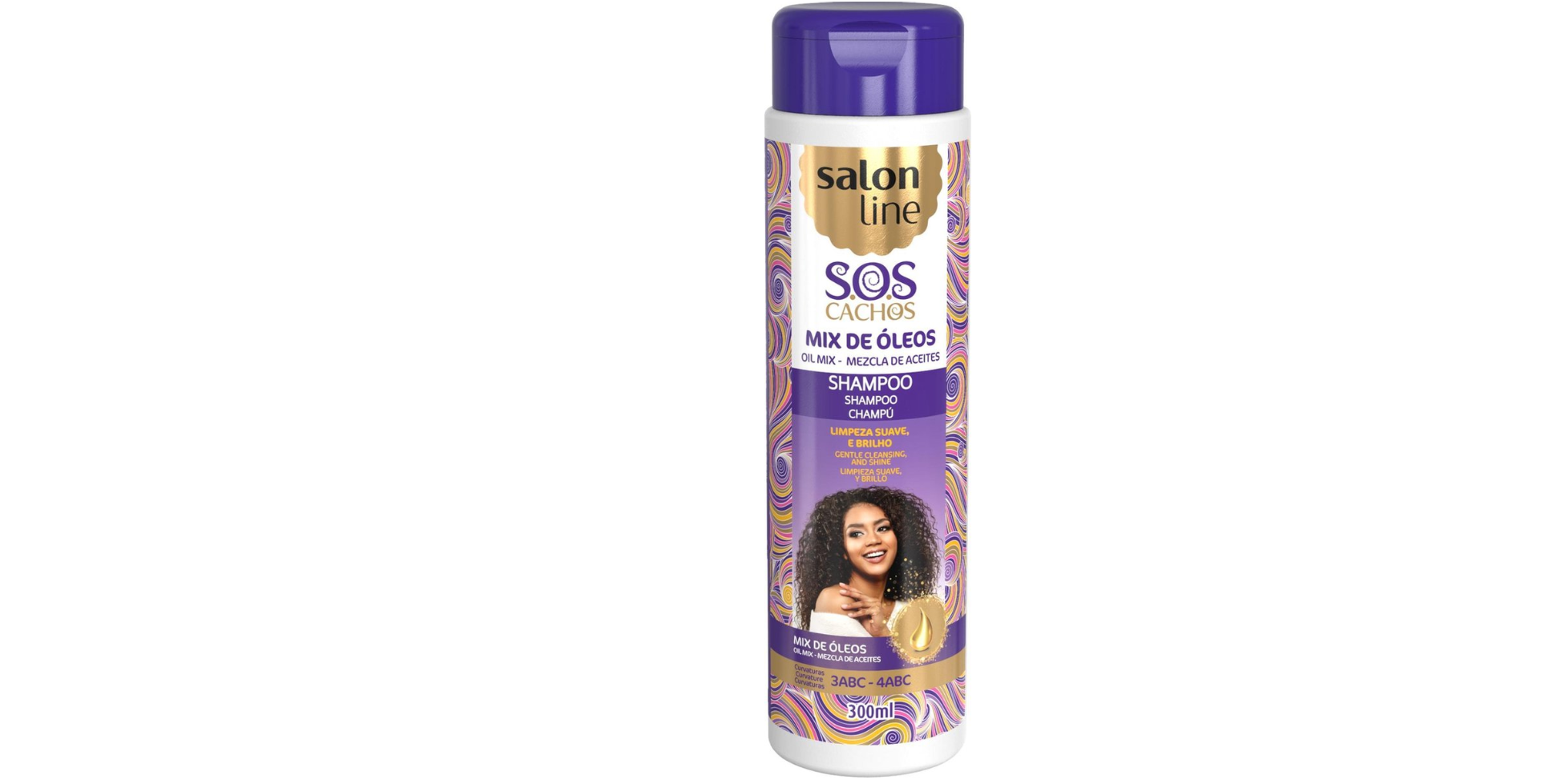 Salon Line S.O.S Curls Oil Mix Shampoo (Shampoo for Curly Hair)