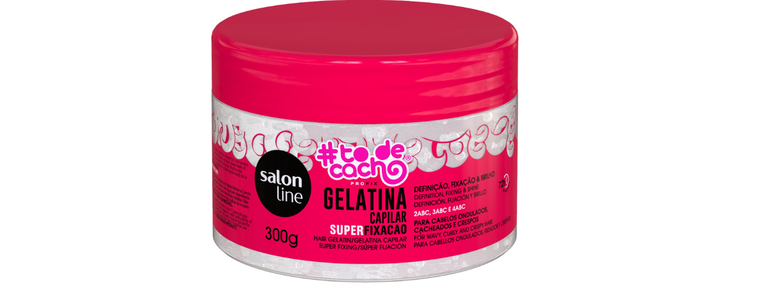 Salon Line #todecacho Gelatina Capilar Super Fixacao 300g
