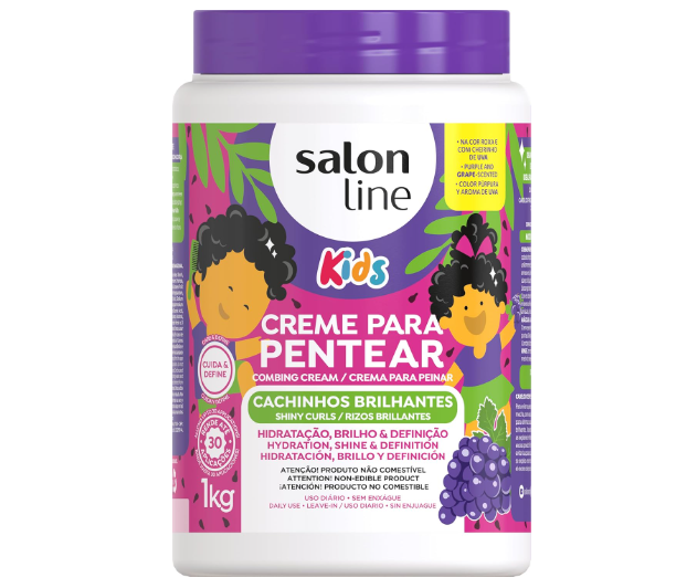 Salon Line Kids Combing Cream Shiny Curls 1kg
