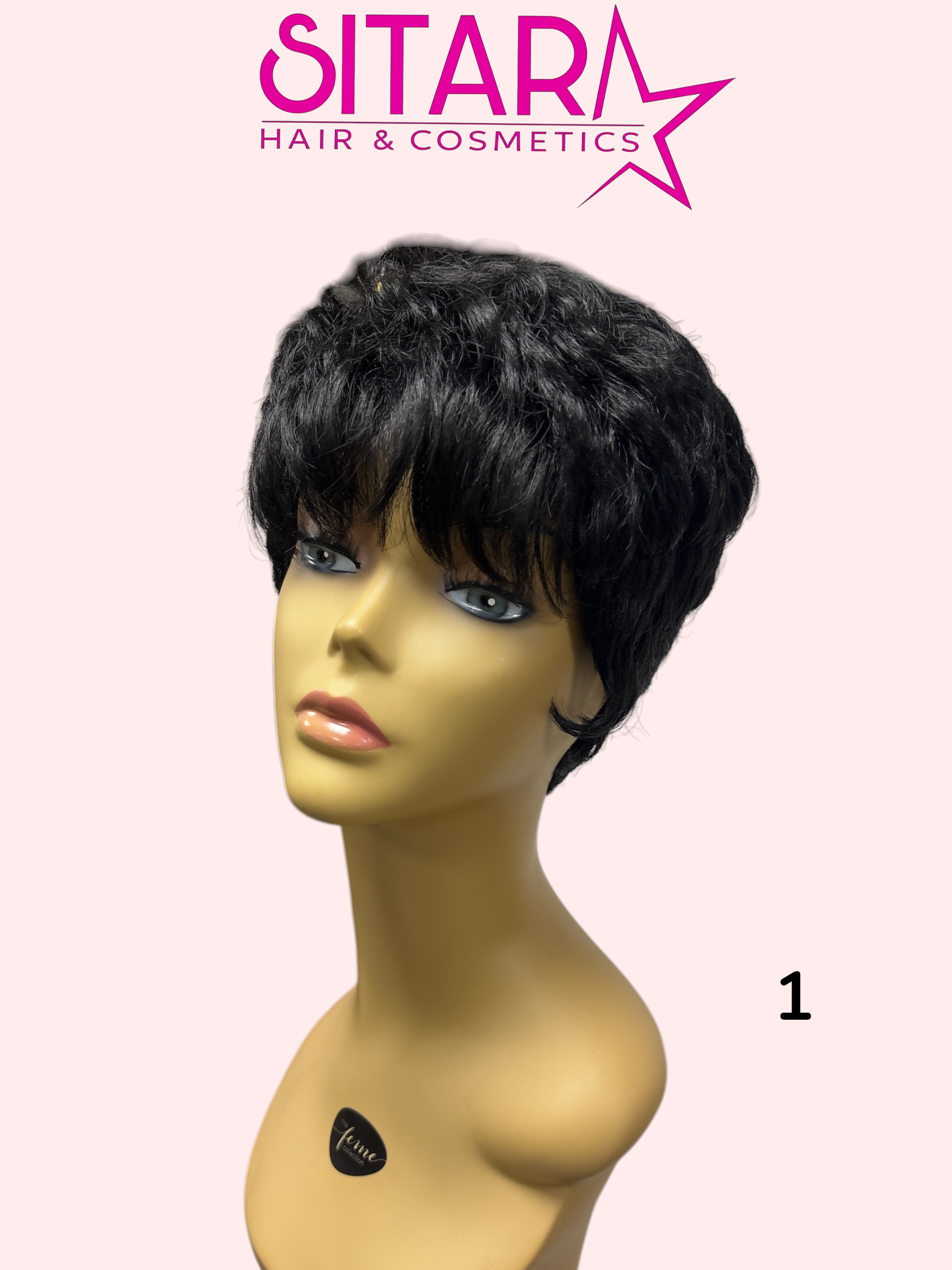 Halle Short Synthetic Pixie Wig 6–7in
