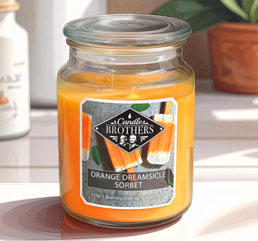 Orange Dreamsicle Sorbet Scented Candle 510g