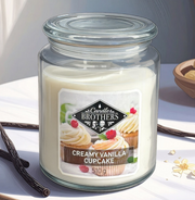 Creamy Vanilla Cupcake Scented Candle 510g