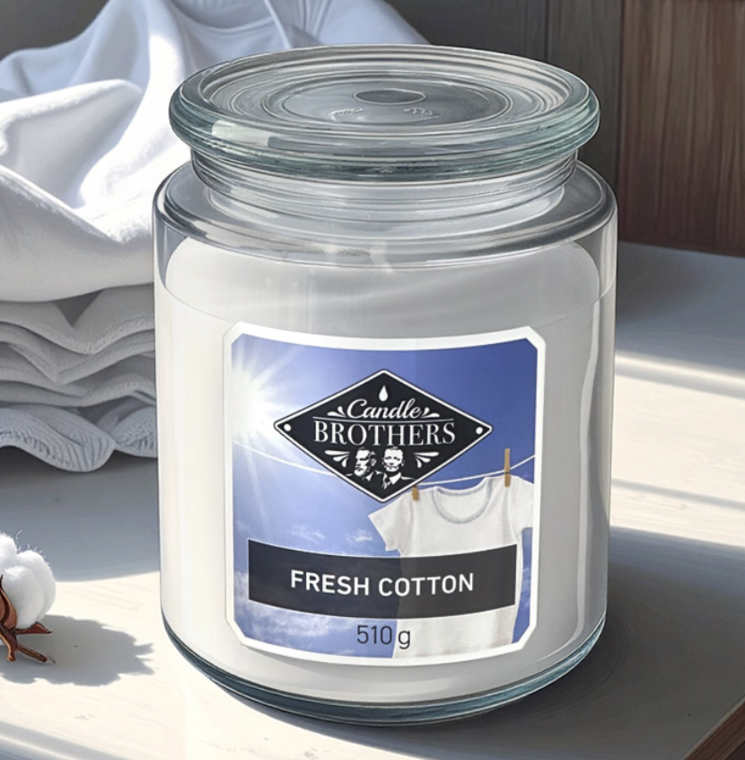 Fresh Cotton Scented Candle 510g