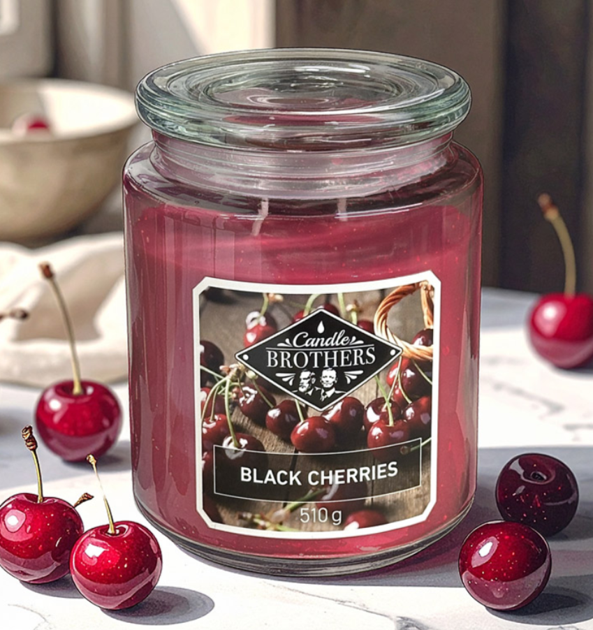 Black Cherries Scented Candle 510g