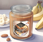 Banana Nut Muffin Scented Candle 510g
