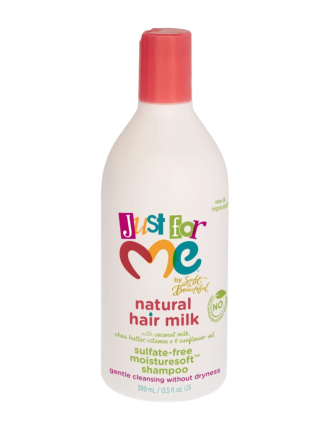 Just For Me Natural Hair Milk Sulfate-Free Moisturesoft Shampoo 399ml