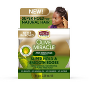 African Pride Olive Miracle Anti-Breakage Super Hold & Smooth Edges 64 g / 2.25 oz