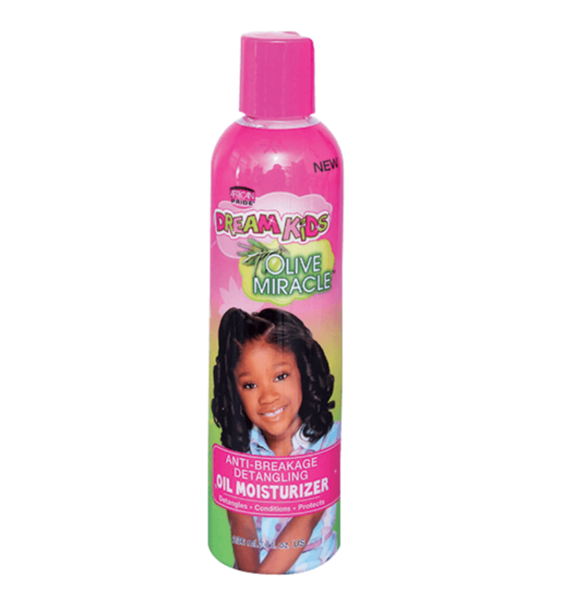 African Pride Dream Kids Olive Miracle Anti-Breakage Detangling Oil Moisturizer 236ml