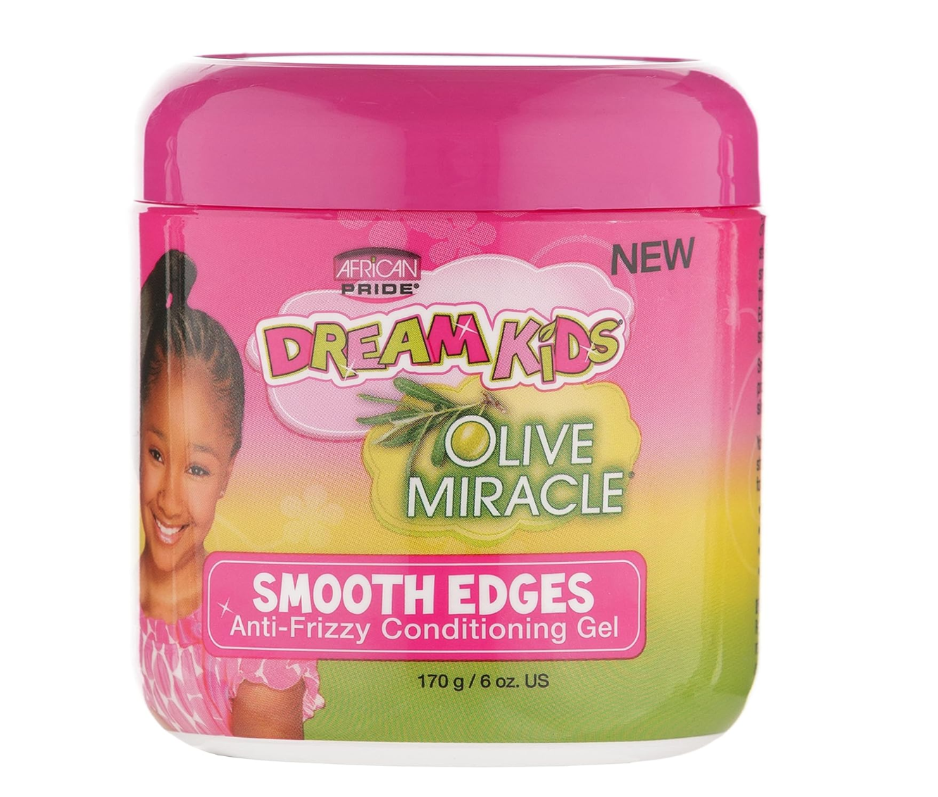 African Pride Olive Miracle Smooth Edges Anti-Frizzy Conditioning Gel 170g