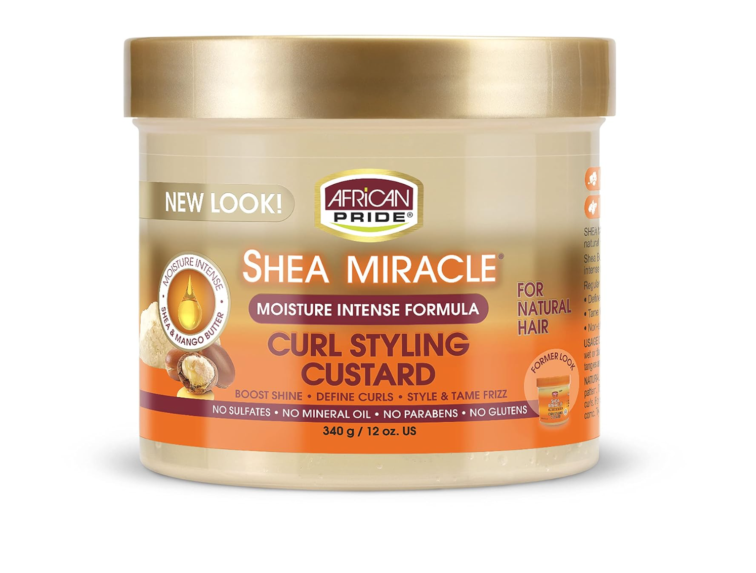 African Pride Shea Miracle Curl Styling Custard 340 g / 12 oz