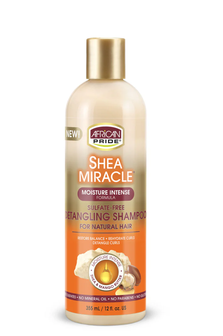 African Pride Shea Miracle Sulfate-Free Detangling Shampoo 355 ml / 12 fl. oz