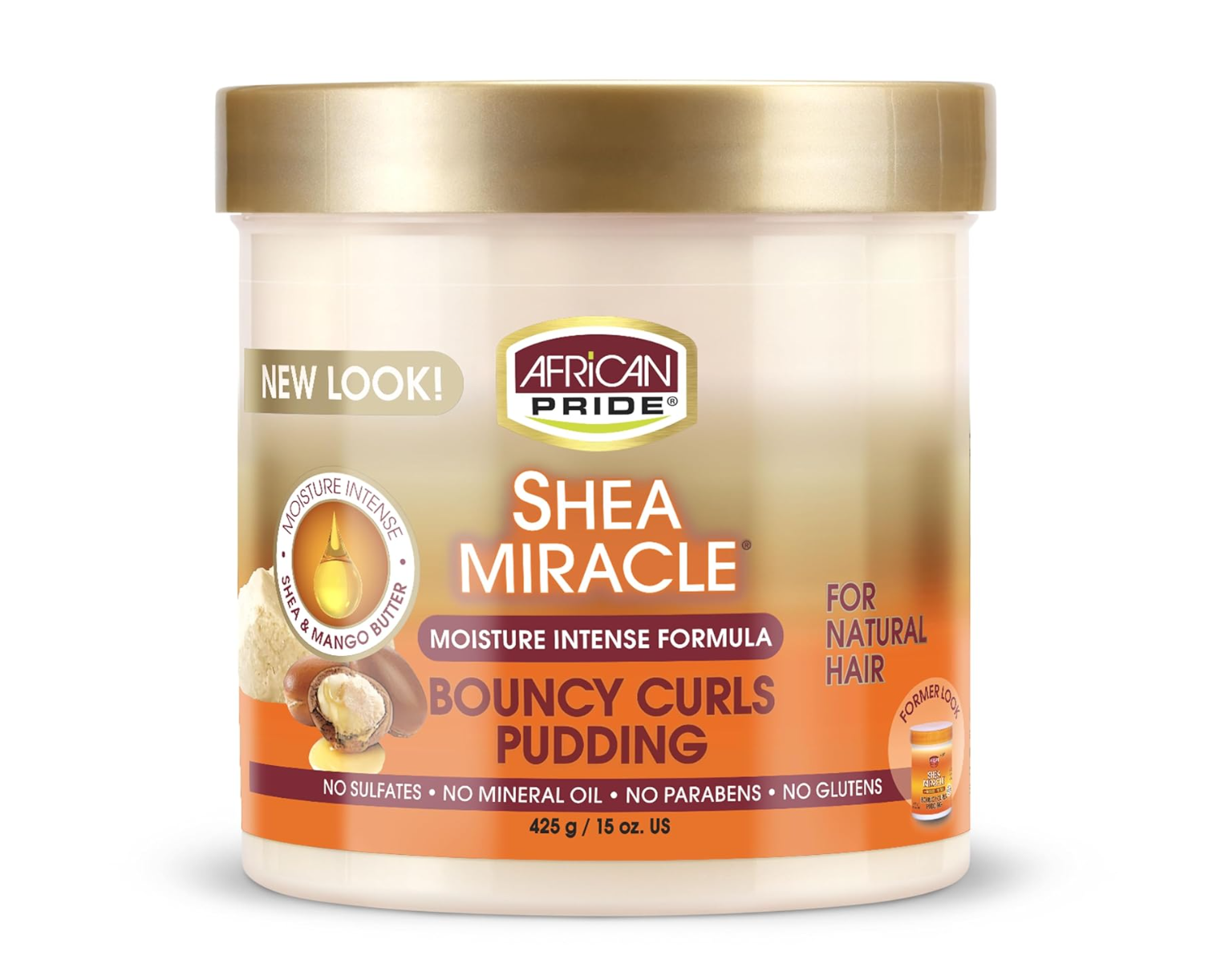 African Pride Shea Miracle Bouncy Curls Pudding 425 g / 15 oz