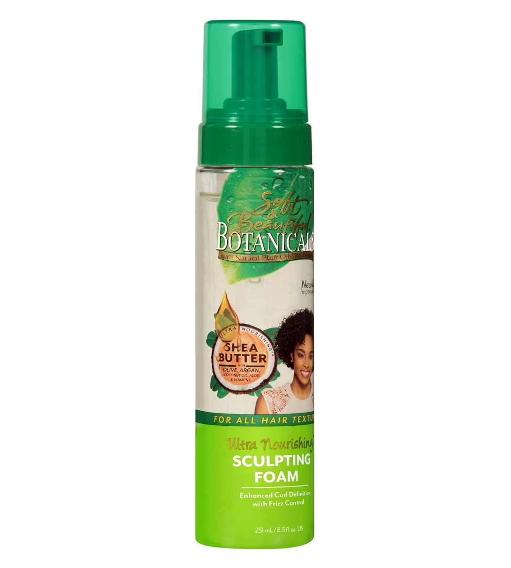Soft & Beautiful Botanicals Ultra Nourishing Sculpting Foam Shea Butter & Natural Oils 251ml / 8.5 fl oz