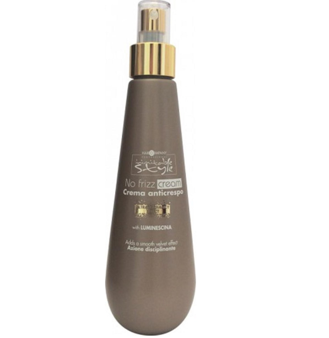 Hair Company Professional No Frizz Cream Anti-Frizz Smoothing Cream with Luminescina 150ml