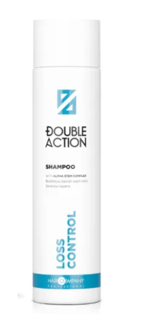 Hair Company Professional Double Action Loss Control Shampoo Anti-Hair Loss Formula with Alpha Stem Complex 250ml