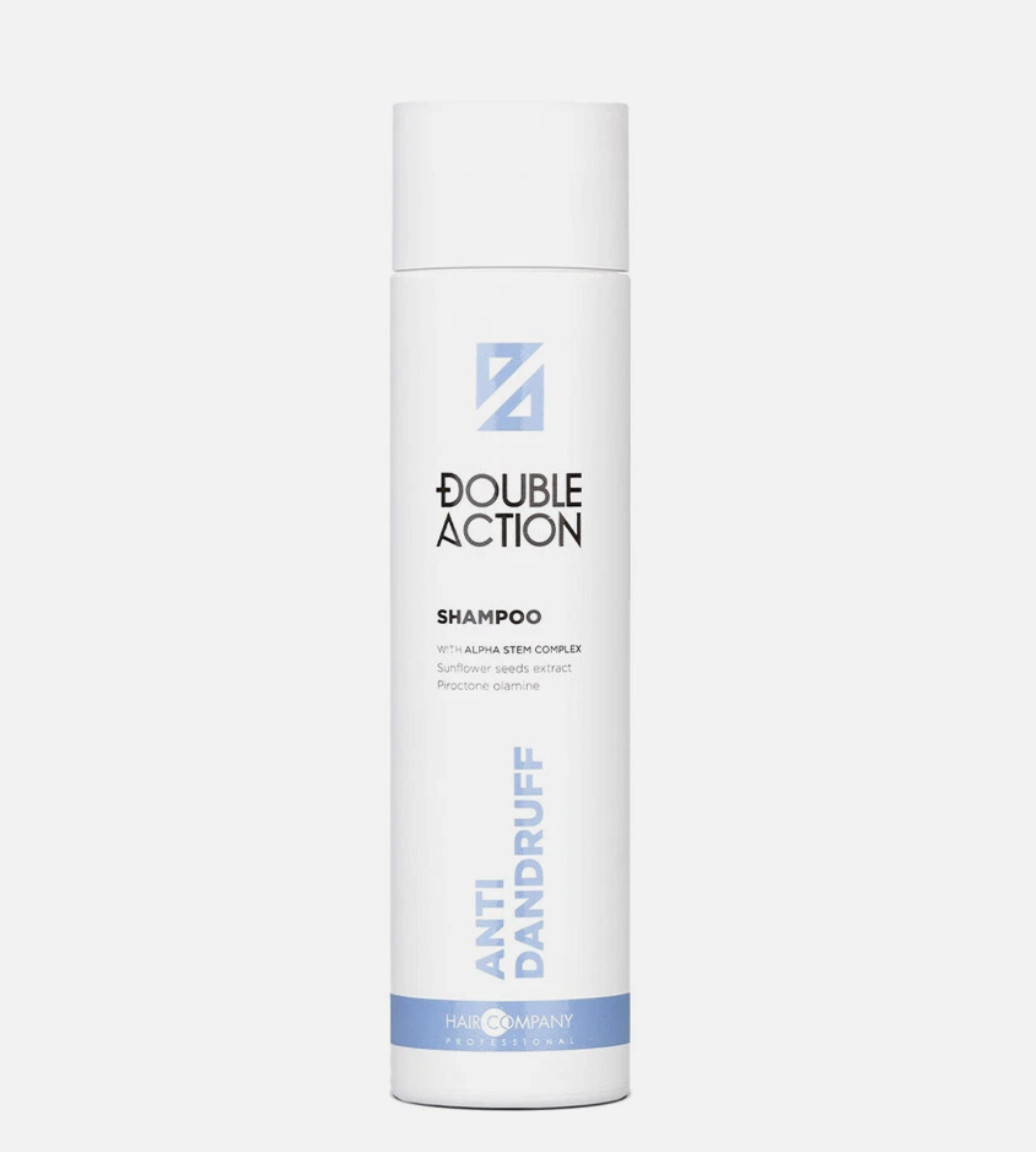 Hair Company Professional Double Action Anti-Dandruff Shampoo Purifying Formula with Alpha Stem Complex 250ml