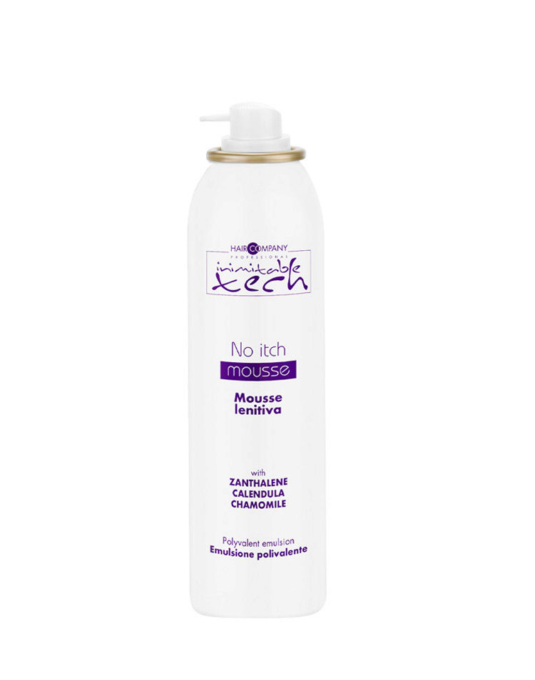 Hair Company Professional No Itch Mousse Soothing Scalp Treatment with Zanthalene, Calendula & Chamomile 150ml