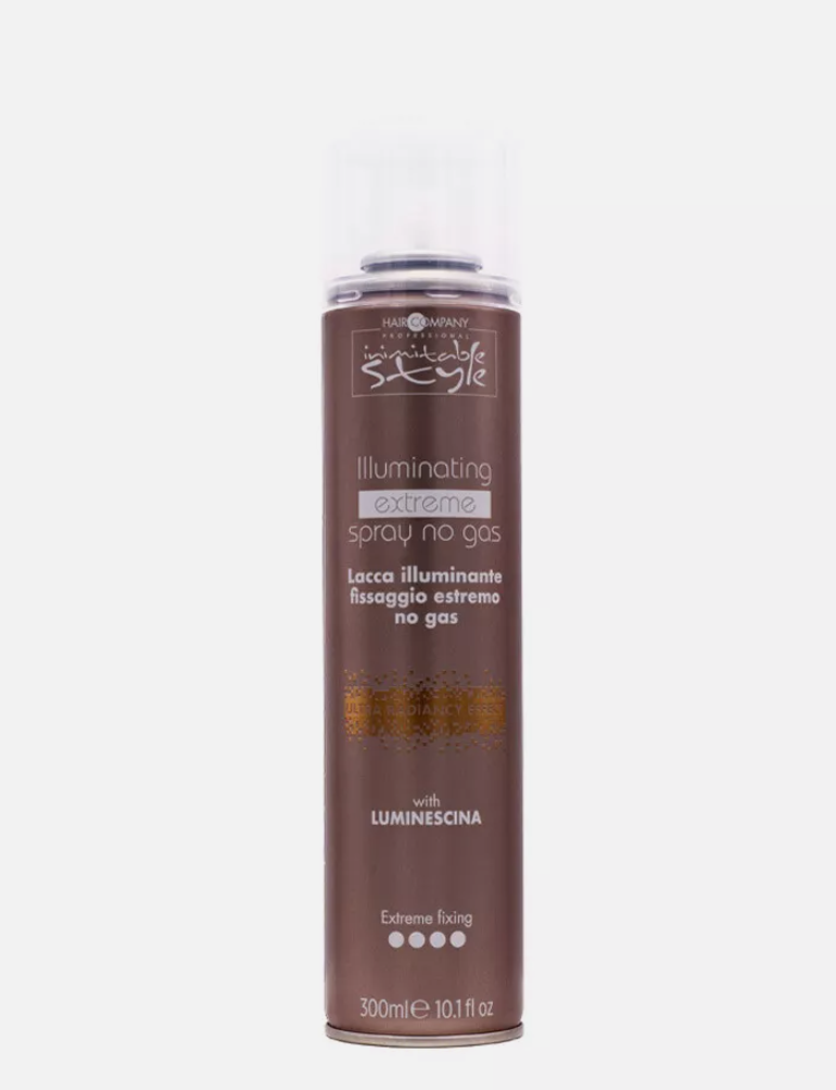 Hair Company Inimitable Style Illuminating Extreme Spray No Gas – Extra Strong Hold 300 ml