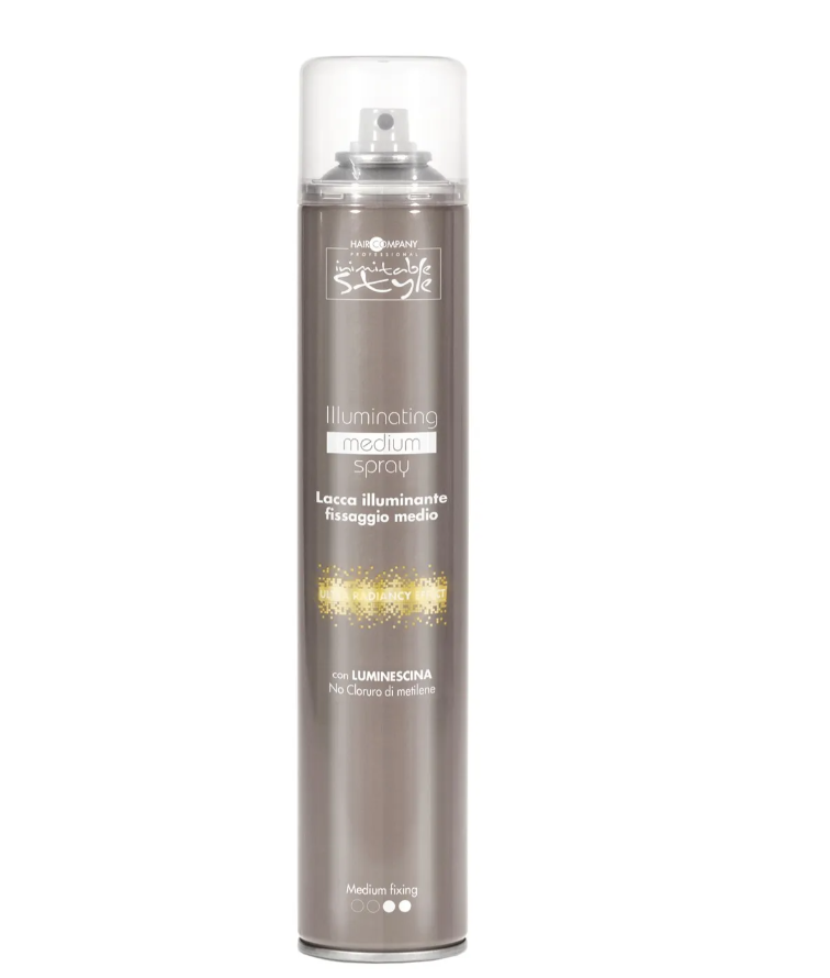 Hair Company Inimitable Style Illuminating Medium Spray – Medium Hold 500 ml