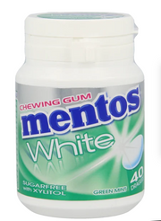 Mentos White Green Mint Gum 60g