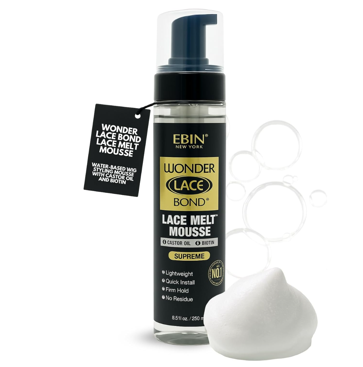 Ebin New York Wonder Lace Bond Lace Melt Mousse Supreme 250ml