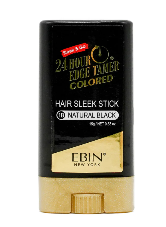 EBIN New York 24 Hour Edge Tamer Colored Hair Sleek Stick Natural Black 15g