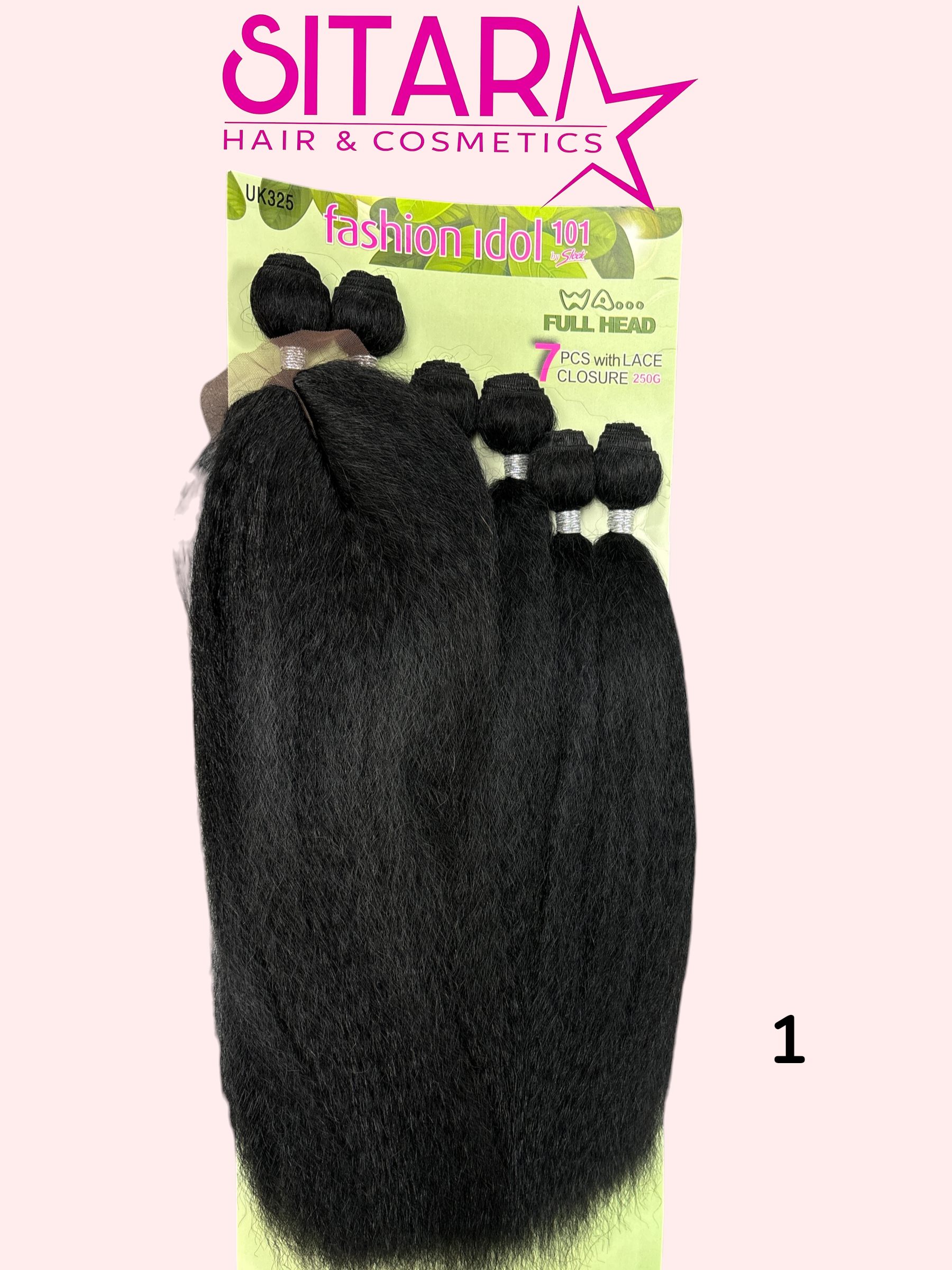 SYN HOT AFRO YAKI WEAVE 18”, 20”, 22”- 250g