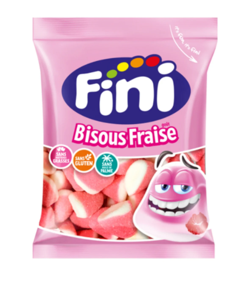 Fini Bisous Fraise Strawberry Kisses Gummies 90g