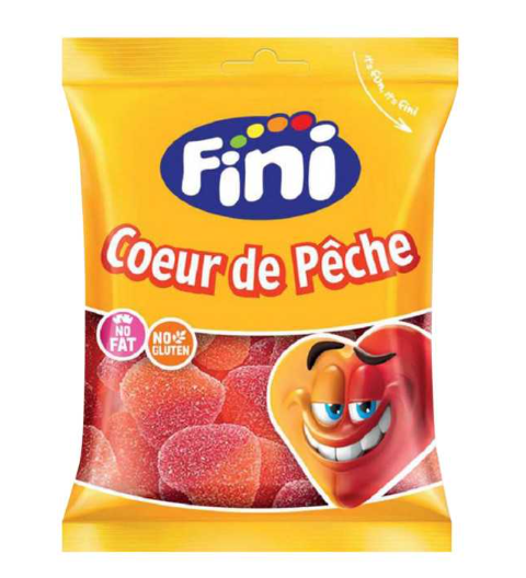 Fini Coeur de Pêche Peach Hearts Gummies 90g