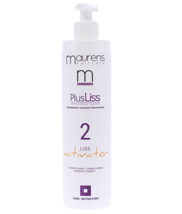 Maurens PlusLiss Liss Activator Step 2 Hair Straightening Treatment 500ml