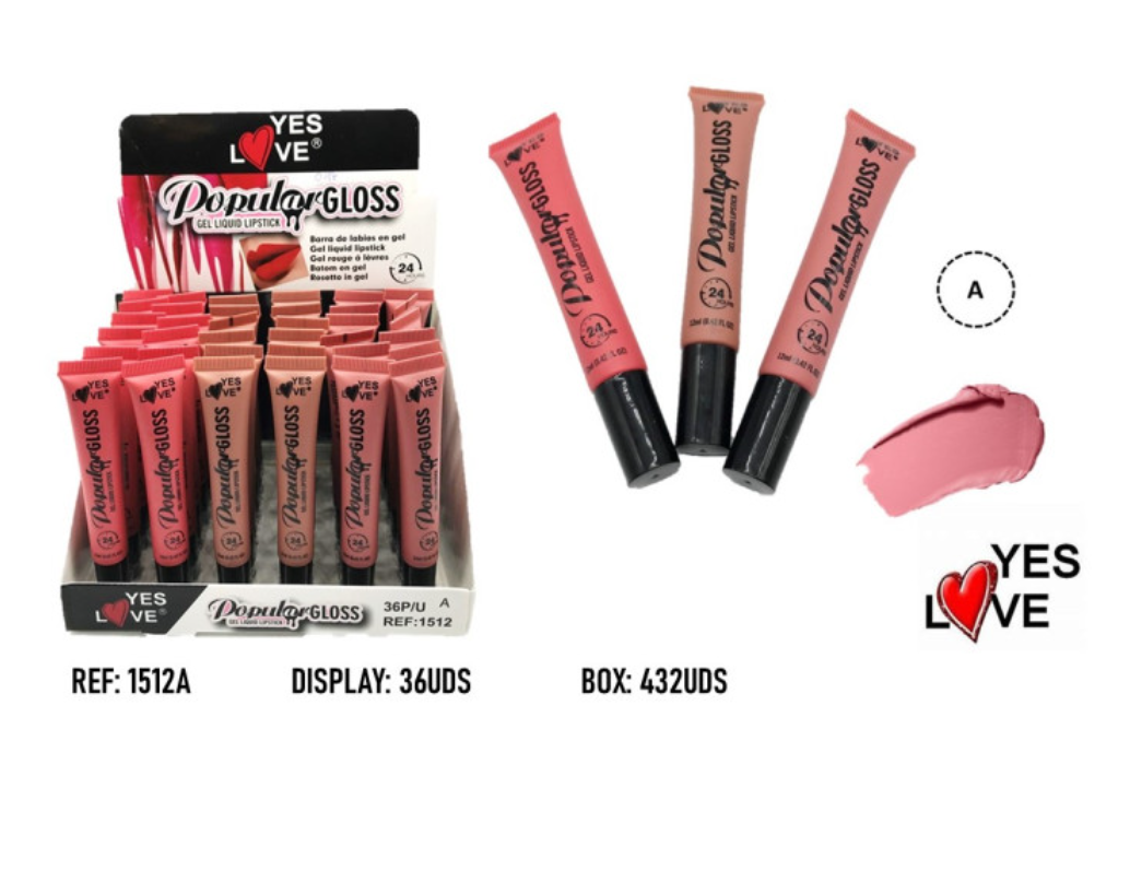 Yes Love Popular Gloss Gel Liquid Lipstick
