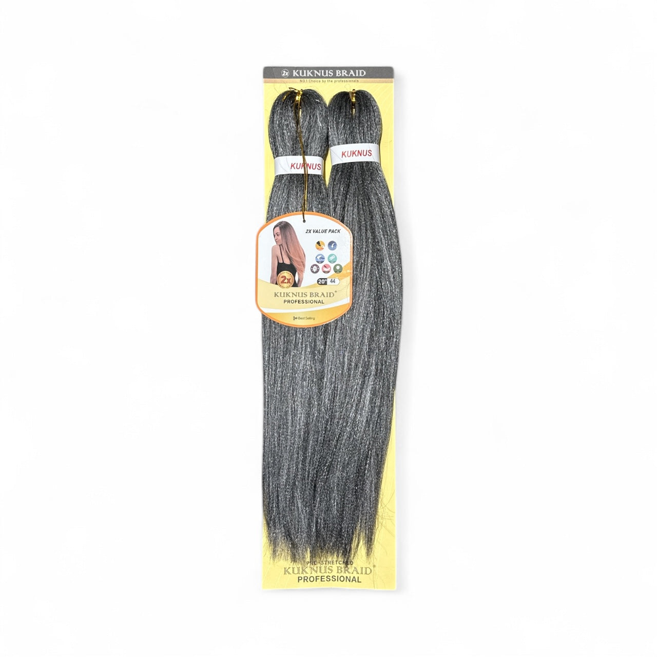 Ez Spetra 2x Synthetic Braids Anti-Itch Fibre For Braiding Hair 20"-26"
