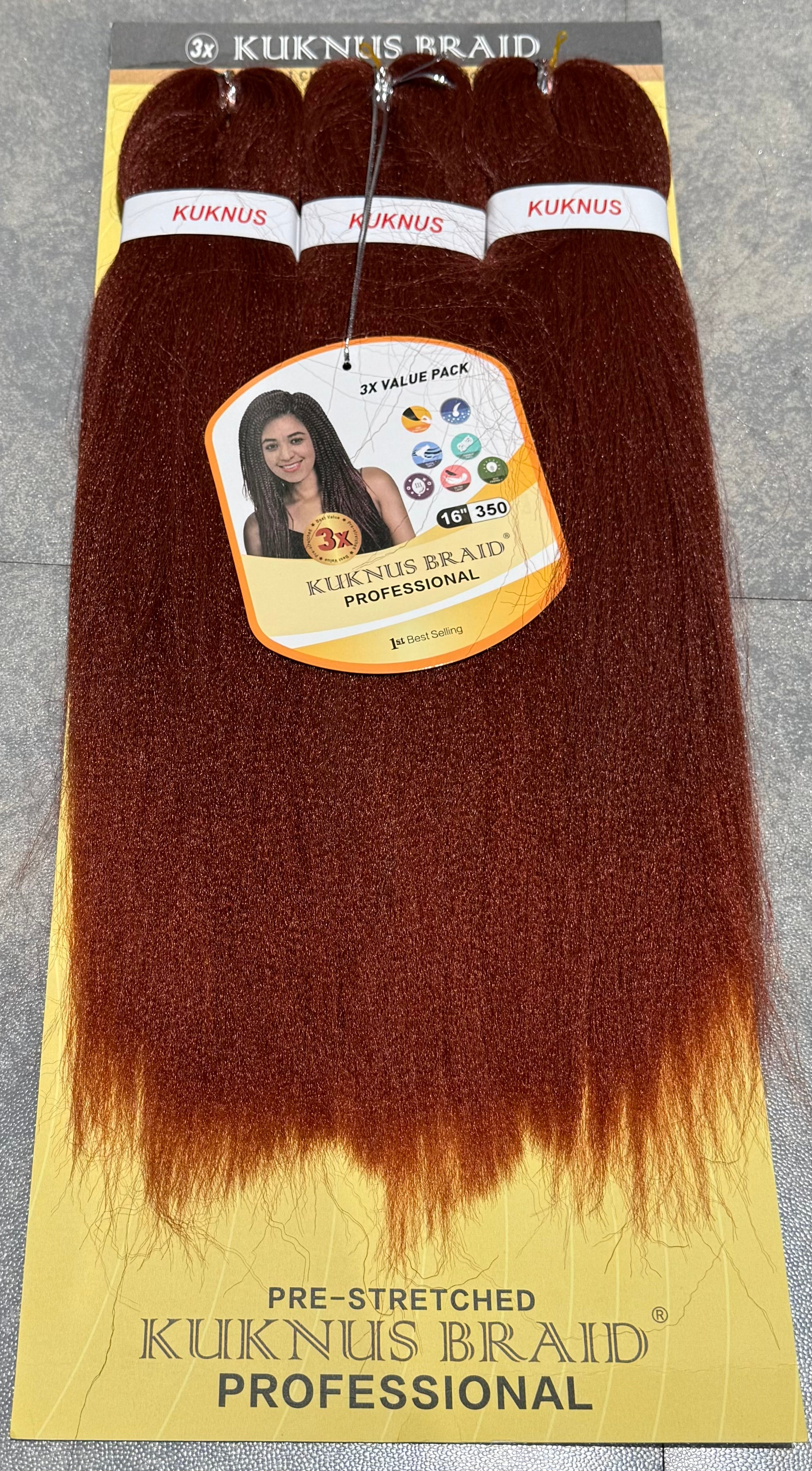 Ez Spetra 3x Synthetic Braids Anti-Itch Fibre For Braiding Hair 12"-16"