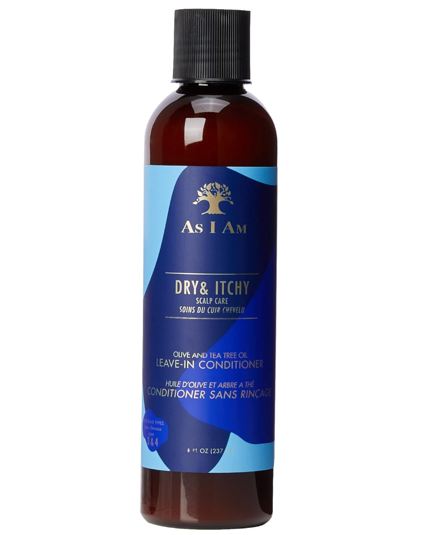 As I Am Dry & Itchy Scalp Care Olive & Tea Tree Oil Leave-In Conditioner 237ml
