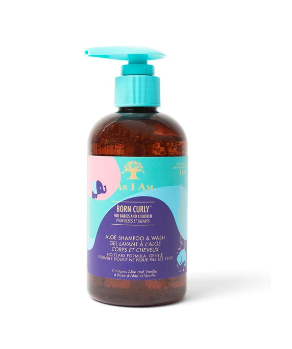 Born Curly Aloe Shampoo & Wash 240ml