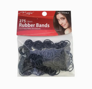 Magic Collection Black Rubber Bands 275 Assorted