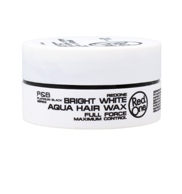 Red One Bright White Aqua Hair Wax Full Force 150ml
