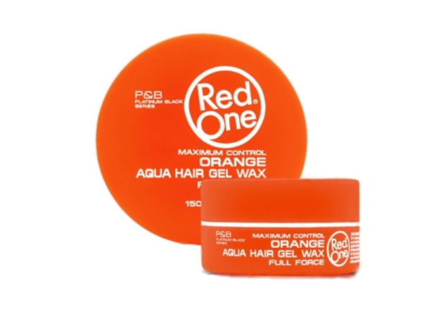 Red One Orange Aqua Hair Gel Wax Full Force 150ml