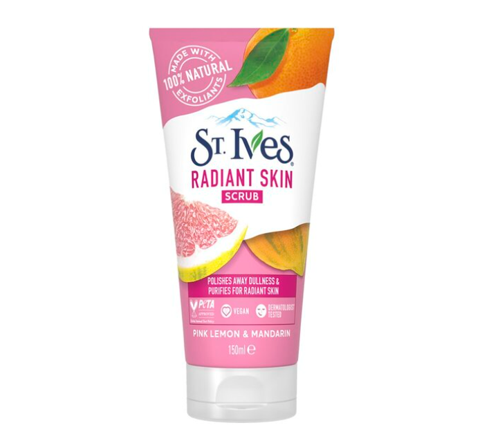 St. Ives Radiant Skin Pink Lemon & Mandarin Scrub 150ml