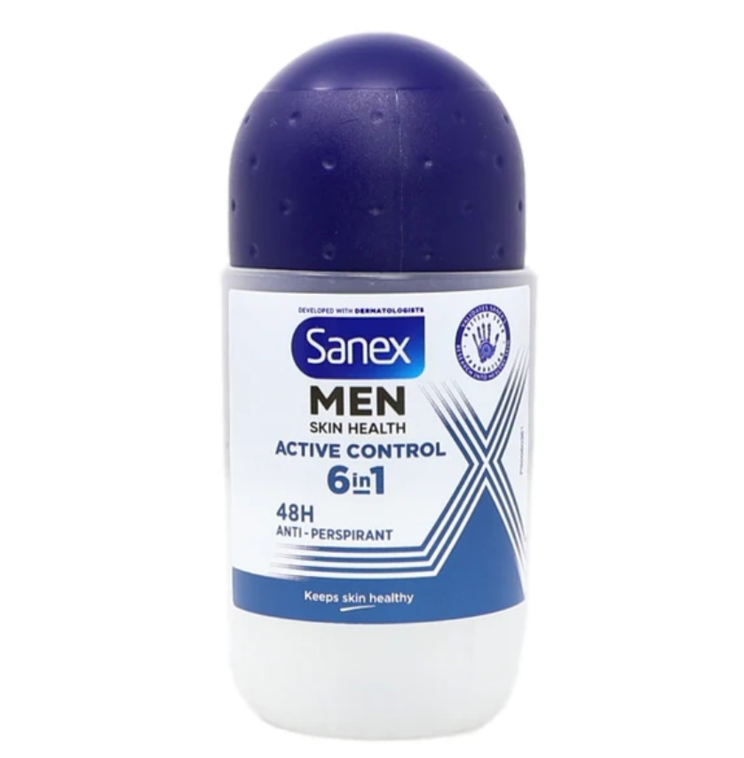 Sanex Men Active Control 6-in-1 Anti-Perspirant Roll-On 50ml