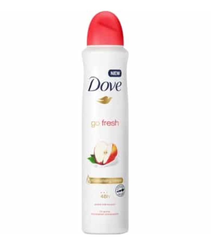 Dove Go Fresh Apple & White Tea Anti-Perspirant Spray 250ml